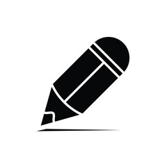 pencil, icon, flat, design, vector, illustrations, education, style, trendy, collections