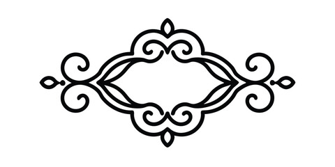 Mother's Day Victorian Style Ornament Vector