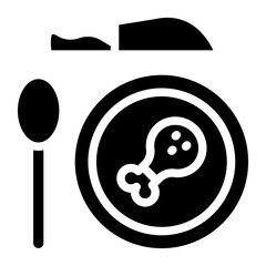Dinner Icon Style