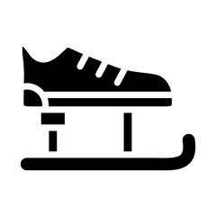 Ice Skate Icon Style