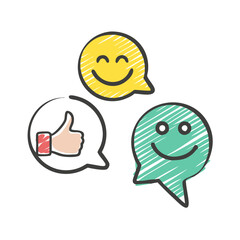 customer feedback icon, customer feedback vector illustration-simple illustration of customer feedback, perfect for customer feedback logos and icons