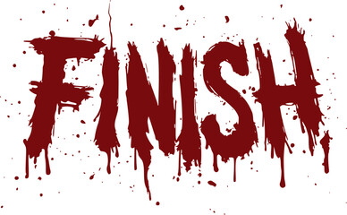 Creative design of finish message