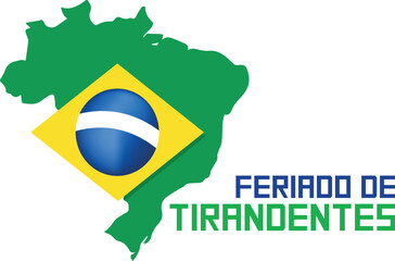 Tiradentes-Feriado-Brasil-mapa © BIMARTINS
