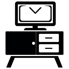 Retro Television Cabinets and Sets Icons