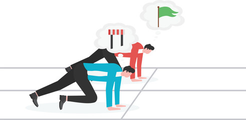 focus on target not obstacles

