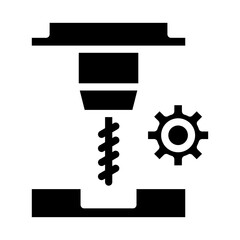Cnc Machine Icon Style