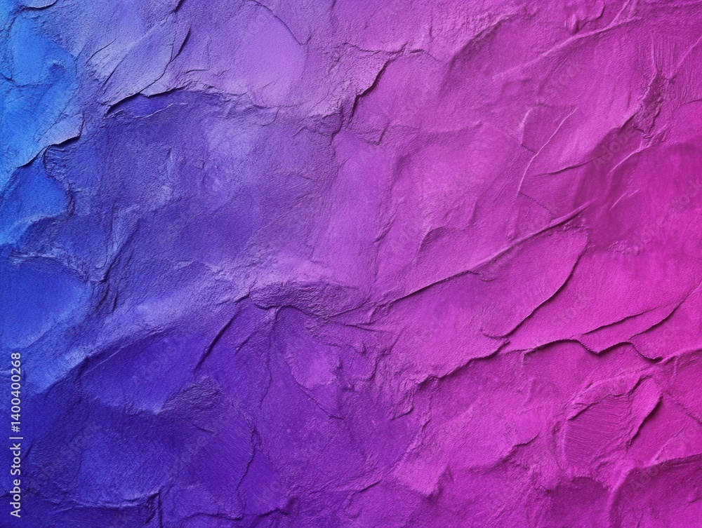 Aufkleber abstract backdrop with vibrant gradient of blue and pink hues on a textured surface creating a moder