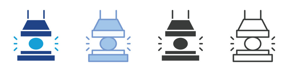 industrial robot top press Icons Collection – Multiple Vector Styles Icons
