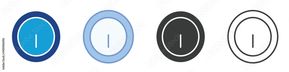 Poster information icons collection – multiple vector styles icons