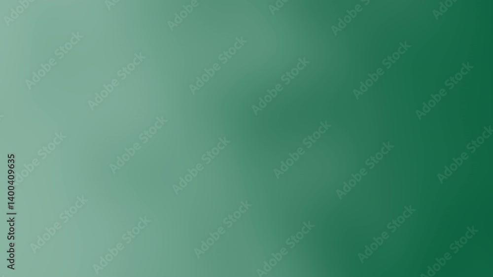 Poster an abstract gradient of green hues creates a soft and calming visual effect, blending shades smoothl