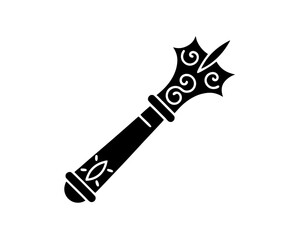 creative details Magic Wand Icon Vector Illustration