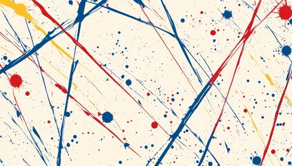 Abstract paint splatter pattern