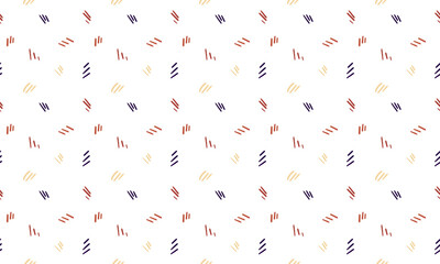 Vector seamless abstract colorful hand drawn pattern. Creative background for your design.