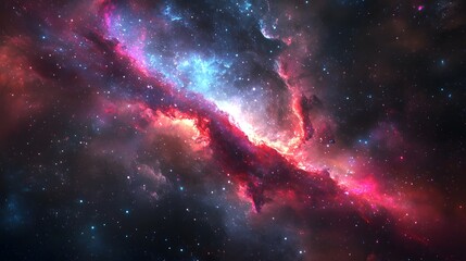 Obraz premium Majestic Star-Forming Region in Deep Space