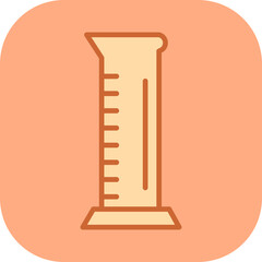 Graduated Cylinder Vector Icon