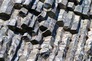 Basaltsteinbruch von Zlatý vrch ( Goldenberg ) , Tschechien