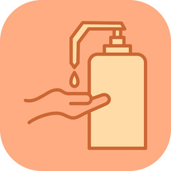 Hand sanitizer Vector Icon