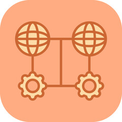 Fototapeta premium Internet of Things Vector Icon