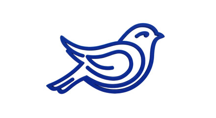 Isolated Flying Bird