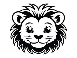 Wild cat head vector illustration as a strong animal mascot logo