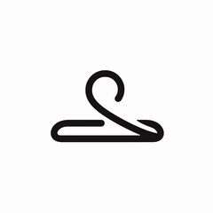 Obraz premium Hairpin Loop Silhouettes in black on a white background