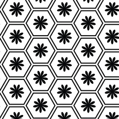 black and white seamless pattern