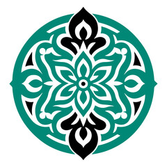 Exquisite floral mandala showcasing refined artistry and symmetrical ornamental beauty