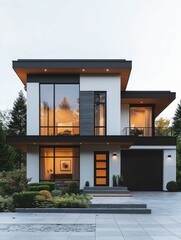 Photo of a modern house