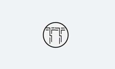 TT, TT, T Abstract Letters Logo Monogram	