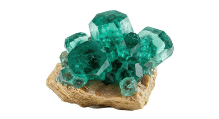 Isolated Green Crystal