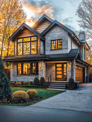 Photo of a modern house