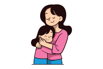 Cartoon Mothers Day Illustration