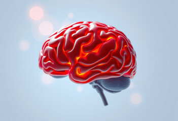 Detailed representation of the human brain emphasizes its unique structures and complex anatomy without any distractions in the background.