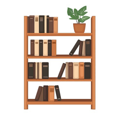 bookshelf with books