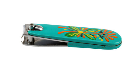 Isolated Decorated Nail Clipper