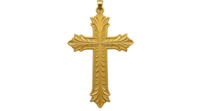 Isolated Golden Cross