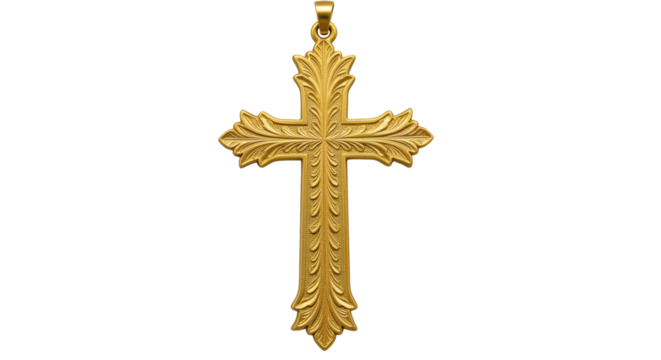 Isolated Golden Cross