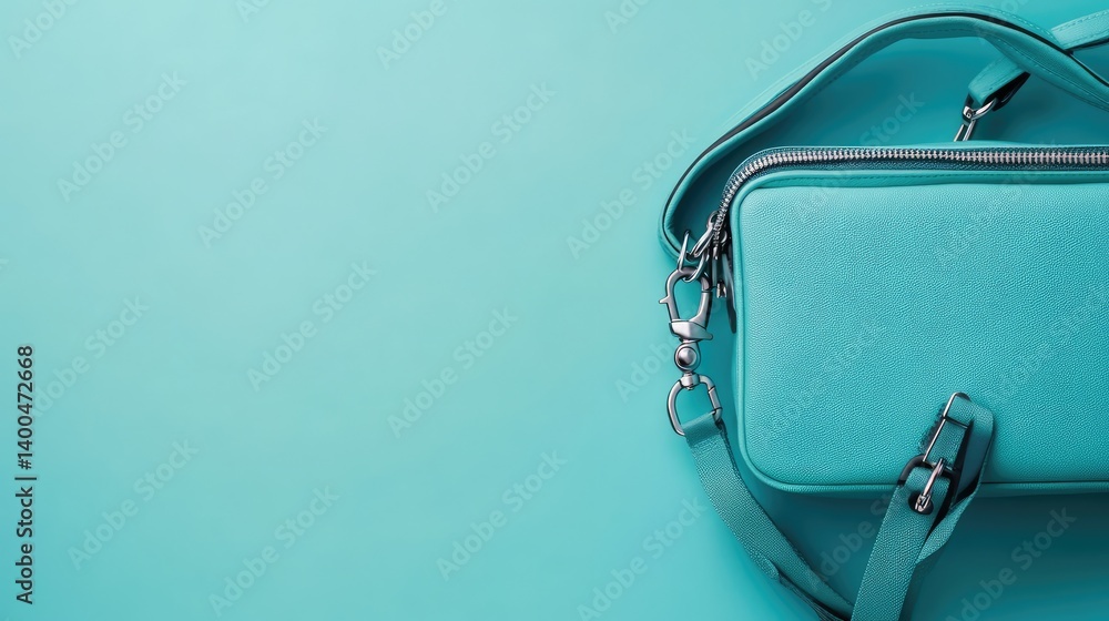 Poster a pet carrier, collar, and leash arranged on a smooth surface, with clean space for text overlay or 
