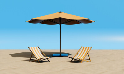 Summer travel and vacation concept