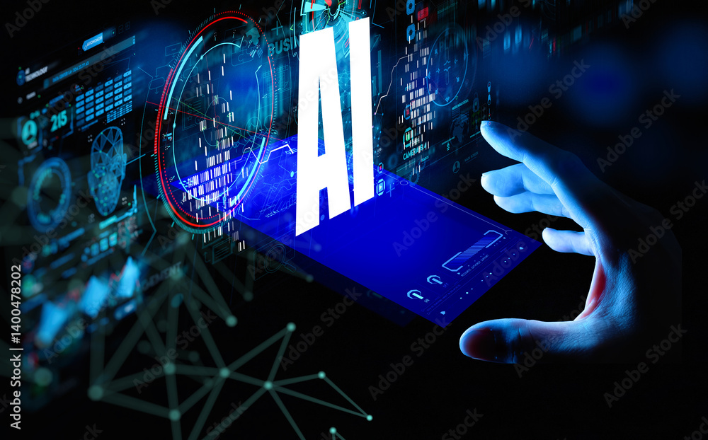Poster artificial intelligence interface