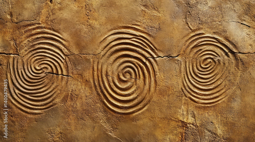 Poster smooth clay surface with fingerprint and tool marks, artisanal handmade texture ideal for raw copy s
