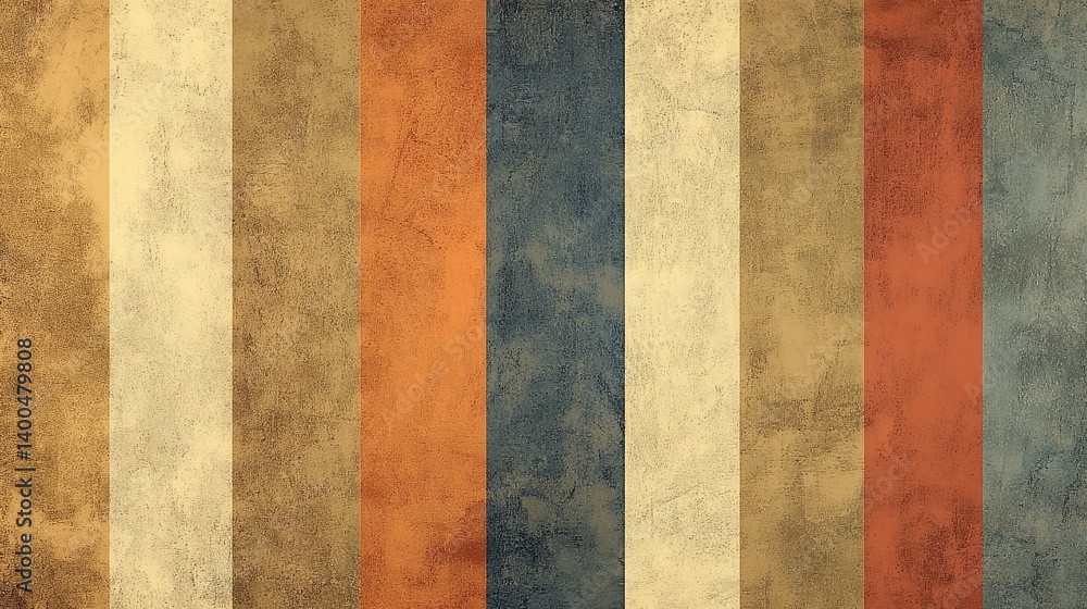 Poster elegant textured stripes in earth tones, creating an abstract background