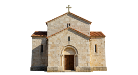 Isolated Stone Church