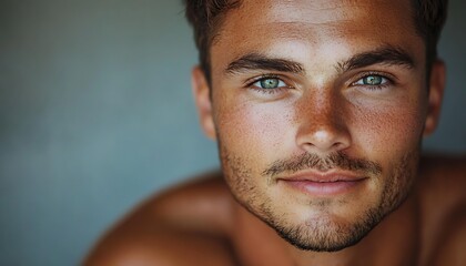 Obraz premium Man's Portrait Outdoor