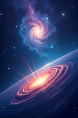 &ldquo;Cosmic Reverie: Dreamlike Starfields and Planetary Motion on the Edge of Imagination&rdquo;

