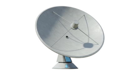 Isolated Satellite Dish