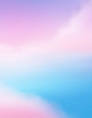 Obraz premium clouds in the sky pastel gradient colors background wallpaper