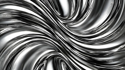 Abstract silver swirls background texture.  Great for websites, presentations, or design projects