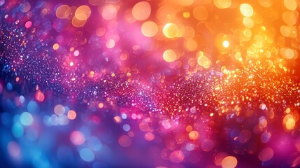 Colorful bokeh lights background