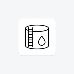 Water Reservoir House, vector, pixel perfect, illustrator file